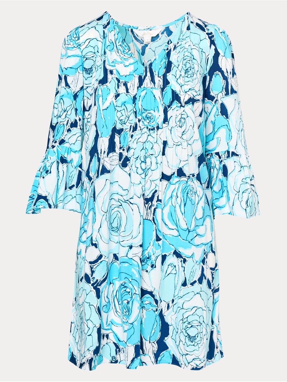 NWT Lilly Pulitzer Danika tunic dress in Capri Blue Rosanna, size 0.